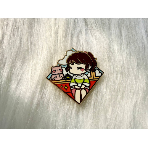 Diamond Chihiro Enamel Pin (Seconds Grade)