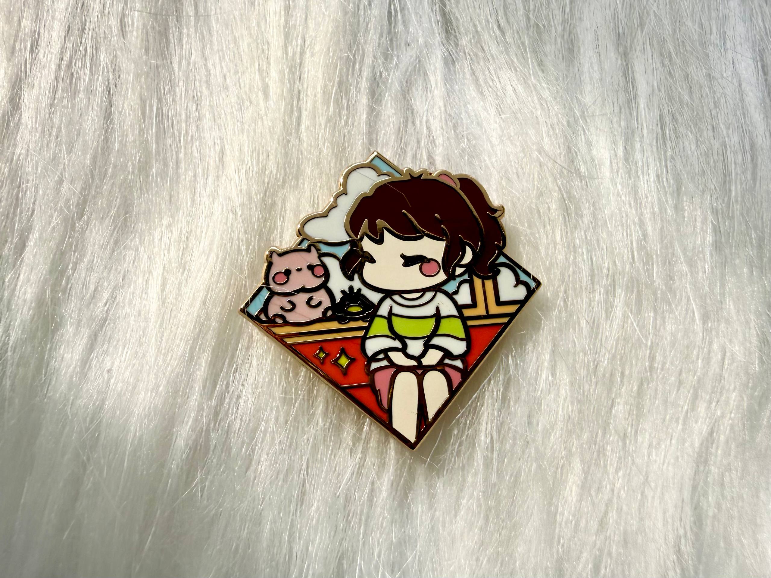 Diamond Chihiro Enamel Pin (Seconds Grade)