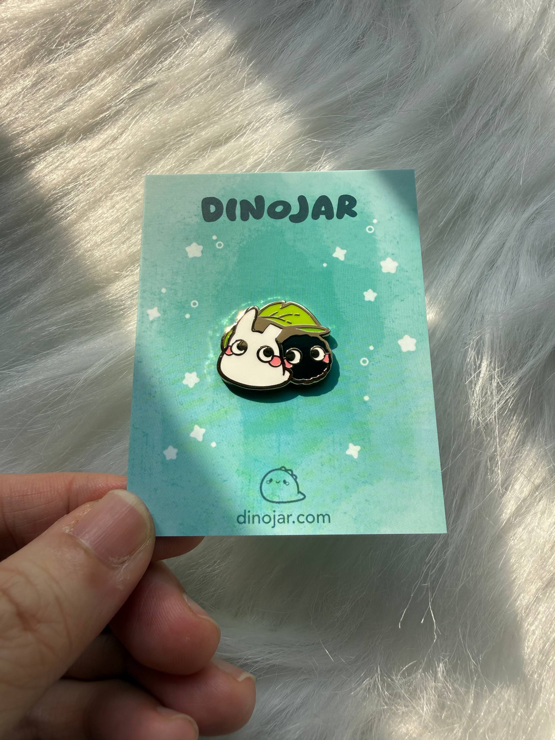 Diamond Mini Totoro and Soot Mini Enamel Pin (Seconds Grade)