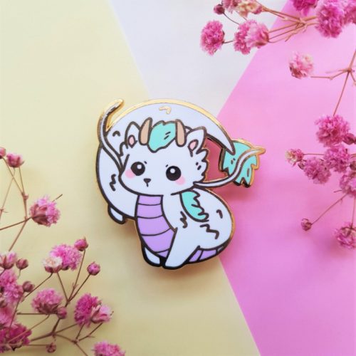 Dragon Haku Enamel Pin (Seconds Grade)