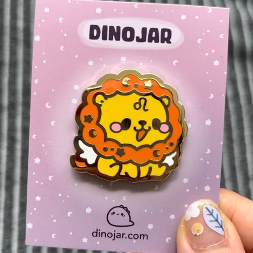 Leo Lion Enamel Pin (Seconds Grade)