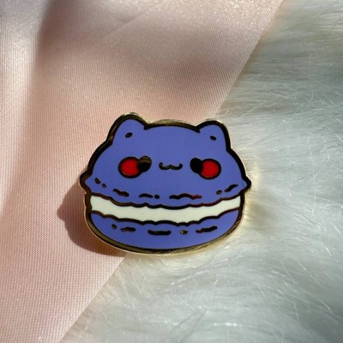 Meowcaron Enamel Pin (Seconds Grade)