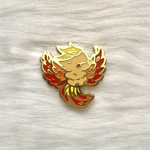 Phoenix Enamel Pin (Grade A)
