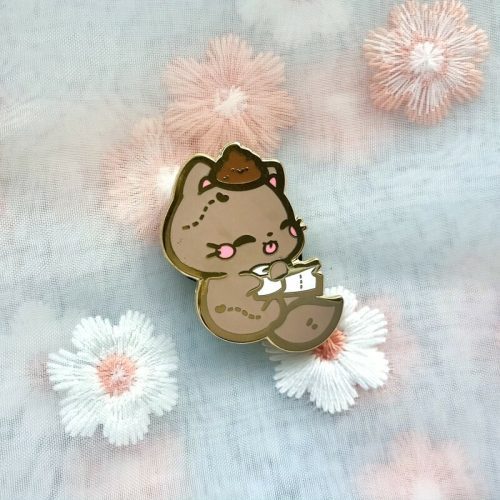 Poopie Paws Enamel Pin (Seconds Grade)