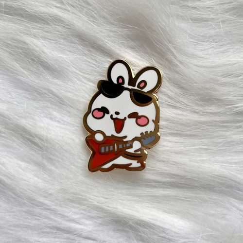 Rockstar Bun Enamel Pin (Grade A)