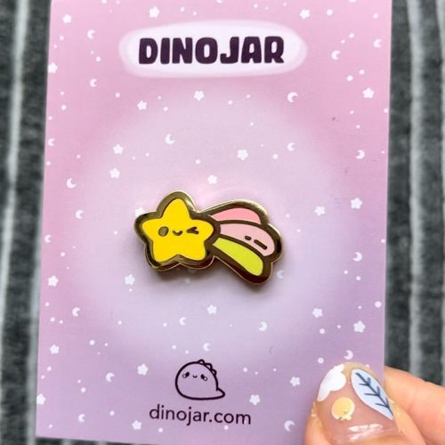 Shooting Star Mini Enamel Pin (Grade A)