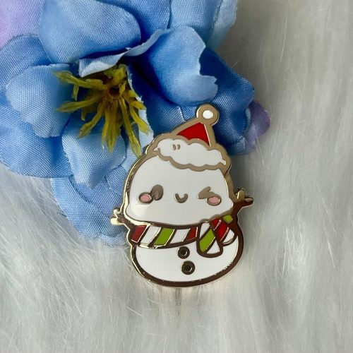 Snowman Enamel Pin (Grade A)